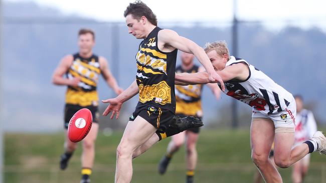 TSL. Ambrose Brereton Tigers and Tom Curran Lauderdale. Tigers V Lauderdale. Picture: Nikki Davis-Jones