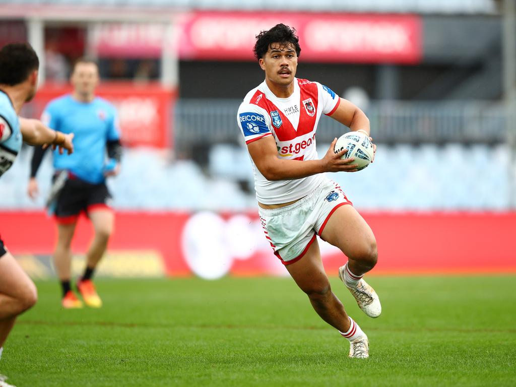 Lyhkan King-Togia is set to make his debut for the Dragons on Sunday. Credit: NRL Images.