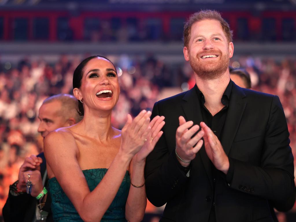 Prince Harry, Duke of Sussex, and Meghan, Duchess of Sussex attend the closing ceremony of the Invictus Games. Picture: Getty