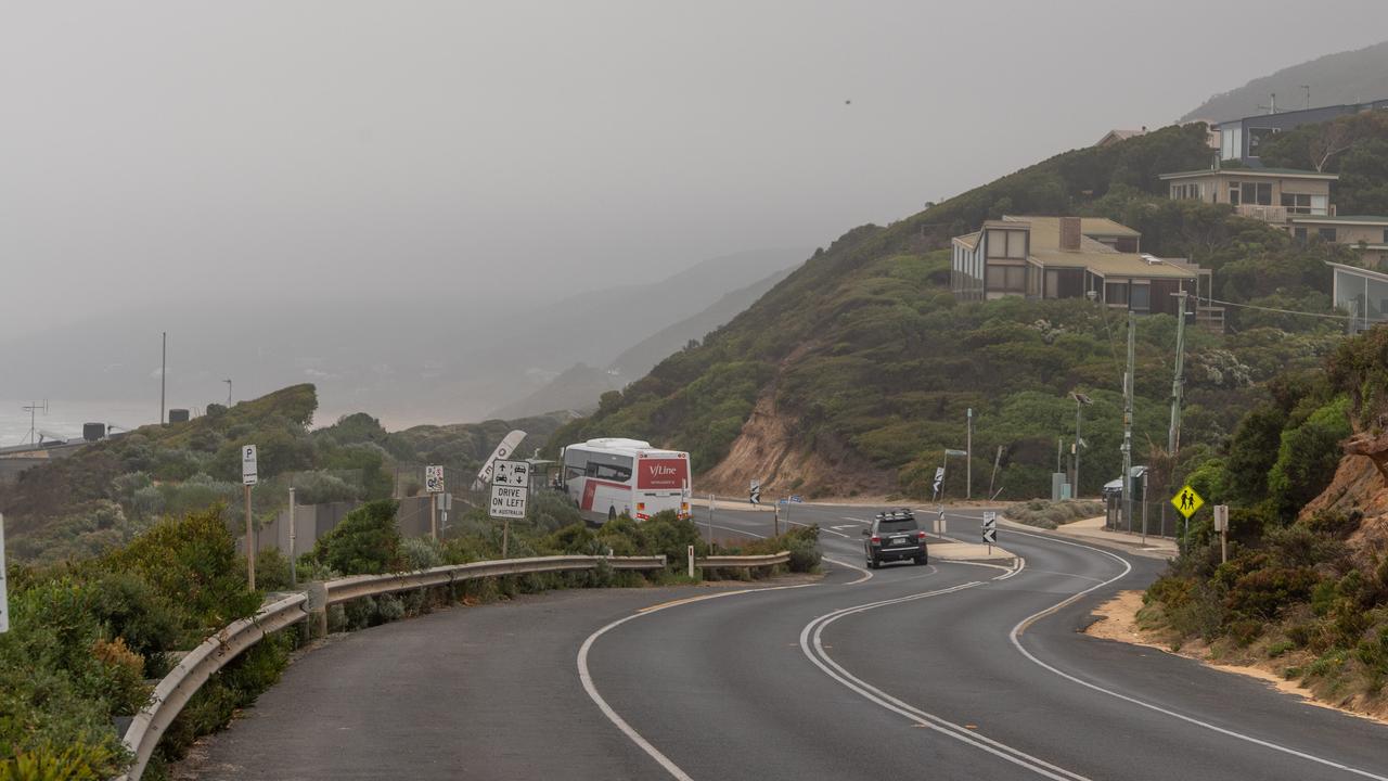 Surf Coast residents have been warned of a potential landslide at a beach near Anglesea. Picture: Jason Edwards