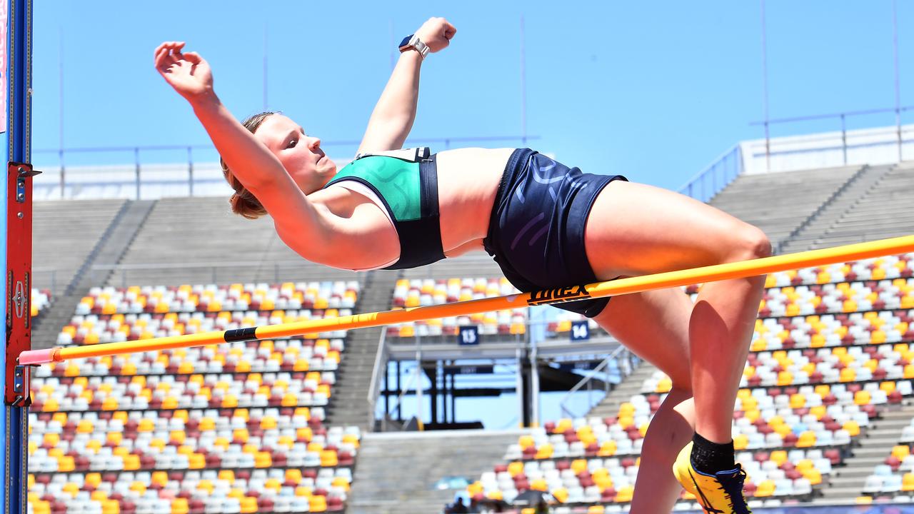 Queensland Representative School Sport track and field championships in Brisbane. Saturday October 12, 2024. Picture, John Gass