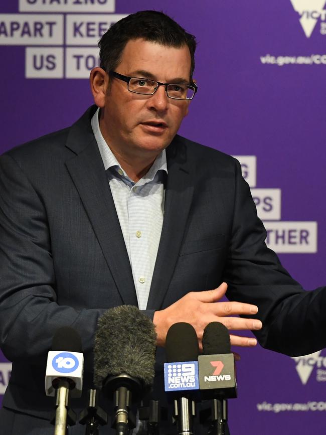 Victorian Premier Daniel Andrews. Picture: AAP