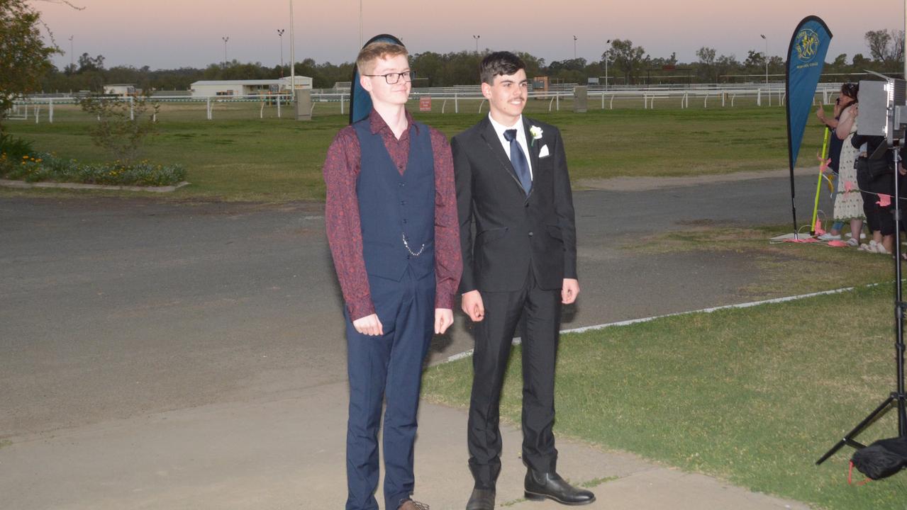 Roma State College formal 2024. Jake Rollo and Dustin De Jong.