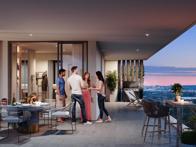 Escape apartments are geared towards younger buyers and have views of Cronulla.