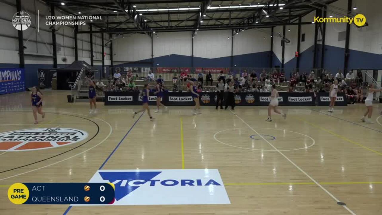 Replay: Australian Capital Territory v Queensland (U20 Women)—2025 Basketball Australia U20's & Ivor Burge National Championships Day 1