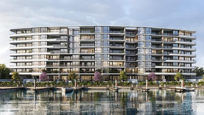 Artist impression of one of Aniko Group’s Hope Island projects.