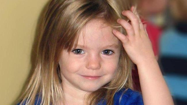 British girl Madeleine McCann was three years old when she went missing from a resort in Portugal in 2007. Picture: Metropolitan Police/PA/AP