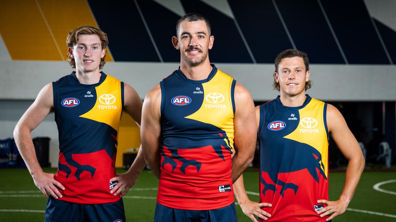 AFL News Adelaide Crows guernsey collection 2025, Max Michalanney
