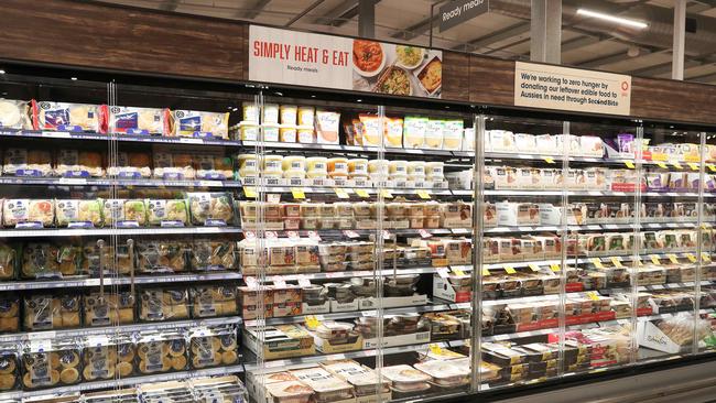 Ready made meals. Coles store at Glebe Hill Shopping Centre set to open. Picture: Nikki Davis-Jones