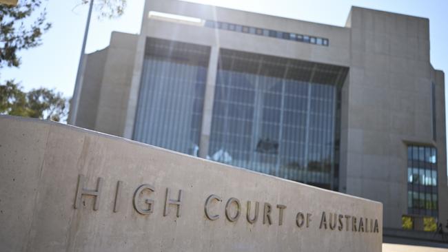 The High Court of Australia in Canberra. Picture: AAP