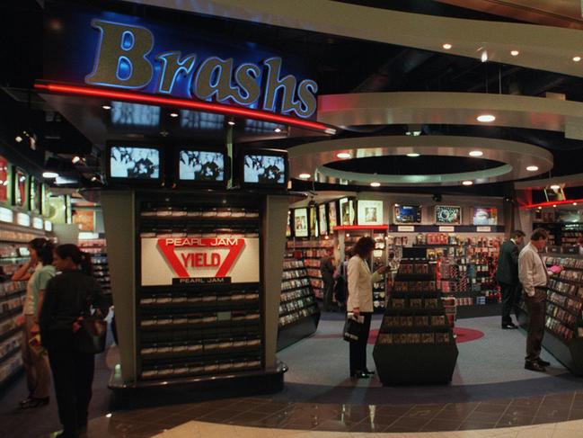 The old Melbourne Central Brashs store.