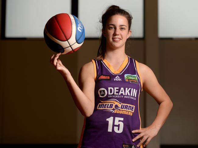 Chloe Molloy was listed with Melbourne Boomers development team. Picture: Kylie Else