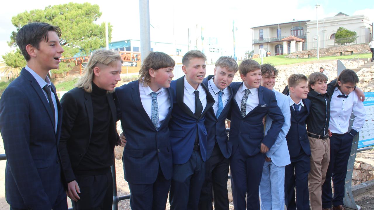 Streaky Bay Area School teens celebrated their school formal in the town, Friday November 12, 2021. Picture: Supplied