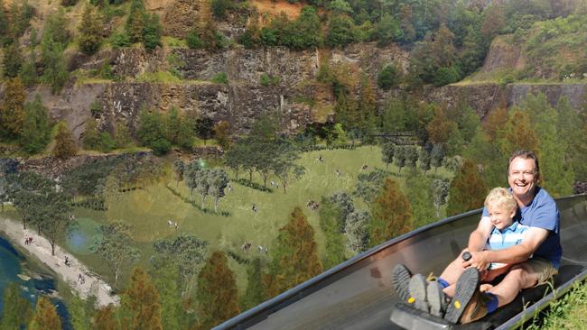 Hornsby Quarry toboggan idea by UNSW student Sophie Randall