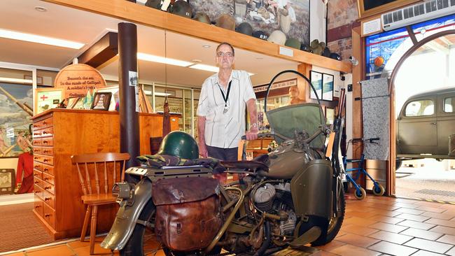 Maryborough Military and Colonial Museum director John Meyers. Photo: Alistair Brightman