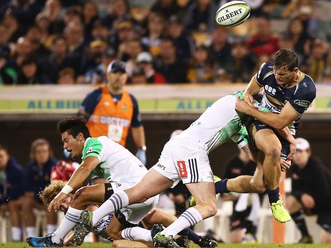 The Brumbies ran the Highlanders close at GIO Stadium but fell just short.