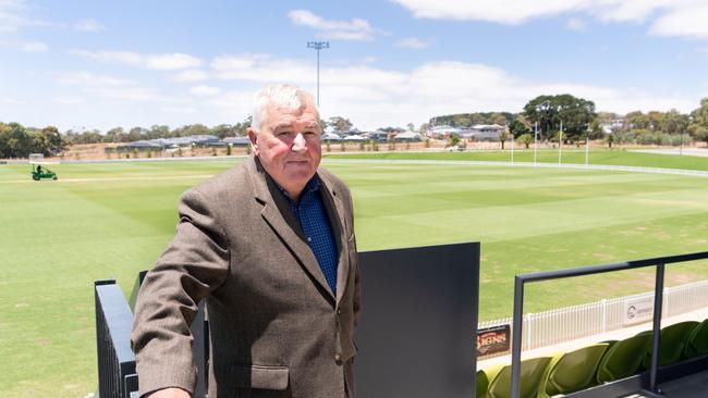 Mount Barker Mayor David Leach said there is still 90 per cent of the grandstands at the oval making it unsuitable to be used for another match. Picture: Nathan Baldwin,