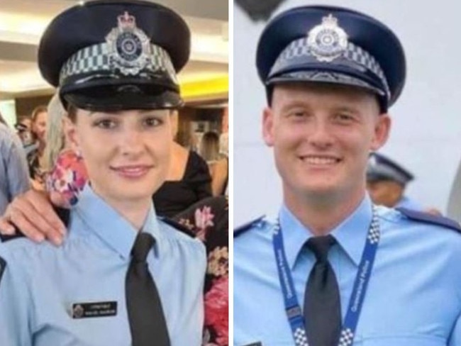 Constable Rachel McCrow, 26, and Constable Matthew Arnold, 29.