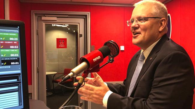 Scott Morrison appears on Perth's Nova radio.