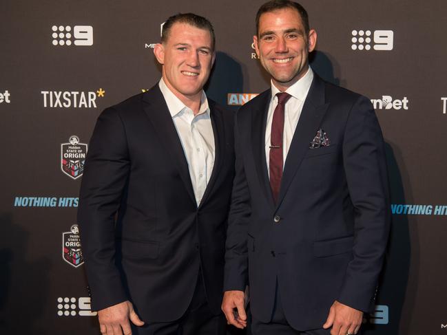 Paul Gallen will be alongside Cameron Smith in the Channel 9 commentary box this weekend, after slamming Melbourne Storm over their 25-year anniversary celebrations.