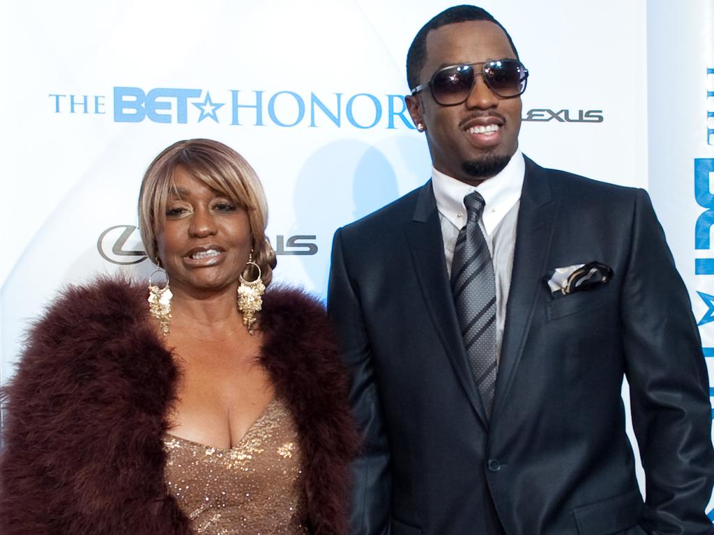 Janice Combs fiercely defended her son. Picture: Kris Connor/Getty Images