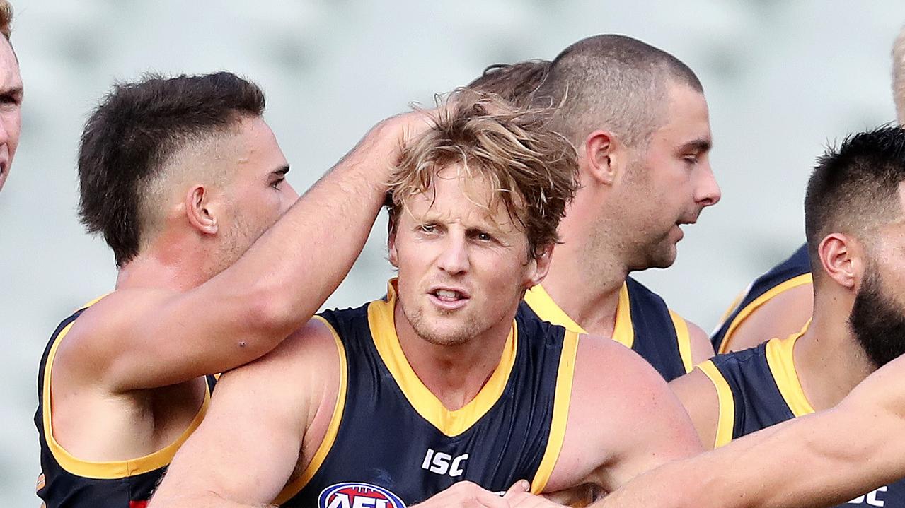 Crows captain Rory Sloane is torn over the AFL hub idea. Picture SARAH REED