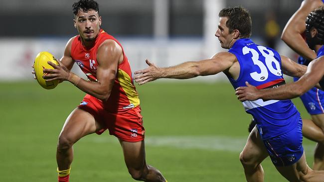 Izak Rankine, now playing for Gold Coast, starred in SA’s under-18 program last year and was drafted to the Suns with pick three in November. Picture: Ian Hitchcock/Getty Images