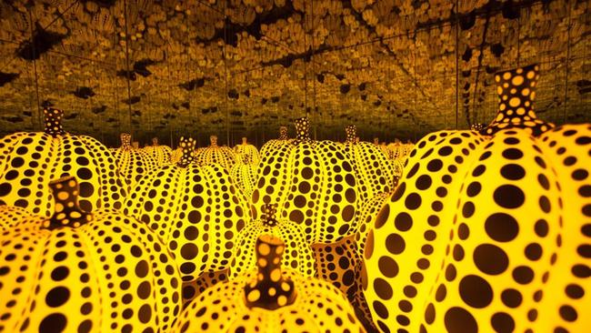 Yayoi Kusama, NGV, Melbourne, Victoria - December 15, 2024 to April 21, 2025Japan's Yayoi Kusama is one of the world’s most recognised artists working today. She has made indelible contributions to key art movements of the twentieth and twenty-first centuries, including minimalism, pop art, performance and feminist art, and is celebrated today for her instantly recognisable works of art incorporating pumpkin and polka-dot motifs.Curated by the NGV in collaboration with the artist, the exhibition includes many works never-before-seen by local audiences as well as a diverse display of the artist’s popular immersive rooms, including the global unveiling of the artist’s most recent infinity mirror room work.Comprising more than 180 works, the exhibition features painting, sculpture, collage, fashion, video and installation, showcasing the incredible breadth of Kusama’s multidisciplinary practice.
