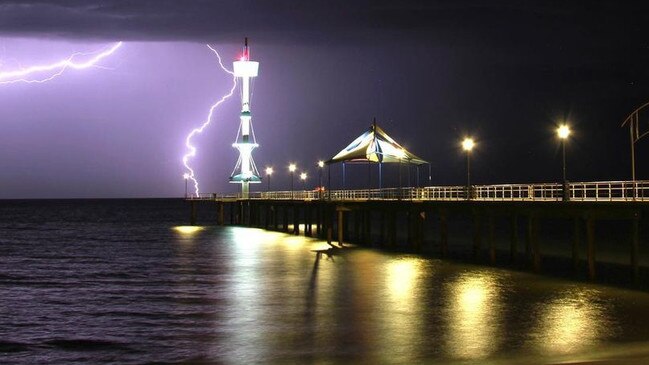 Adelaide storm at Brighton Beach, 7th June 2023 . Picture:  Instagram @paulcav22