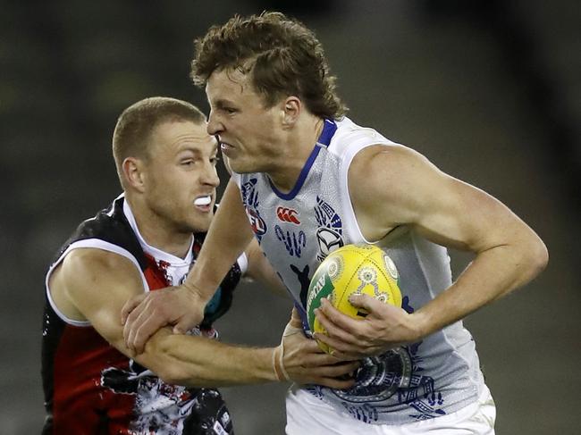 Nick Larkey was a bright spot for the Roos. Picture: Getty Images