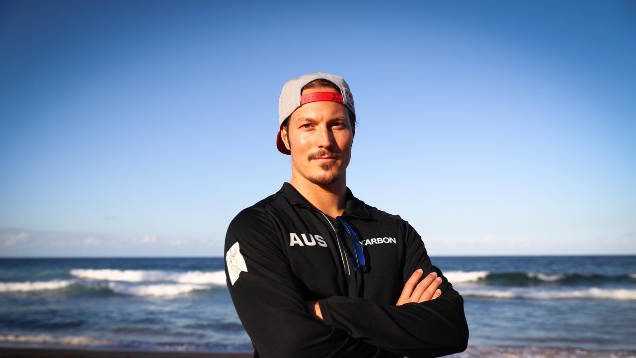 Alex Pullin was at home in the snow or the water. Picture: Renee Nowytarger/The Australian