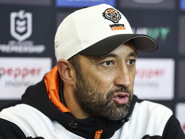 The Tigers have done little to defuse rumours of a growing rift between the back-rower and the club. Picture: Getty Images