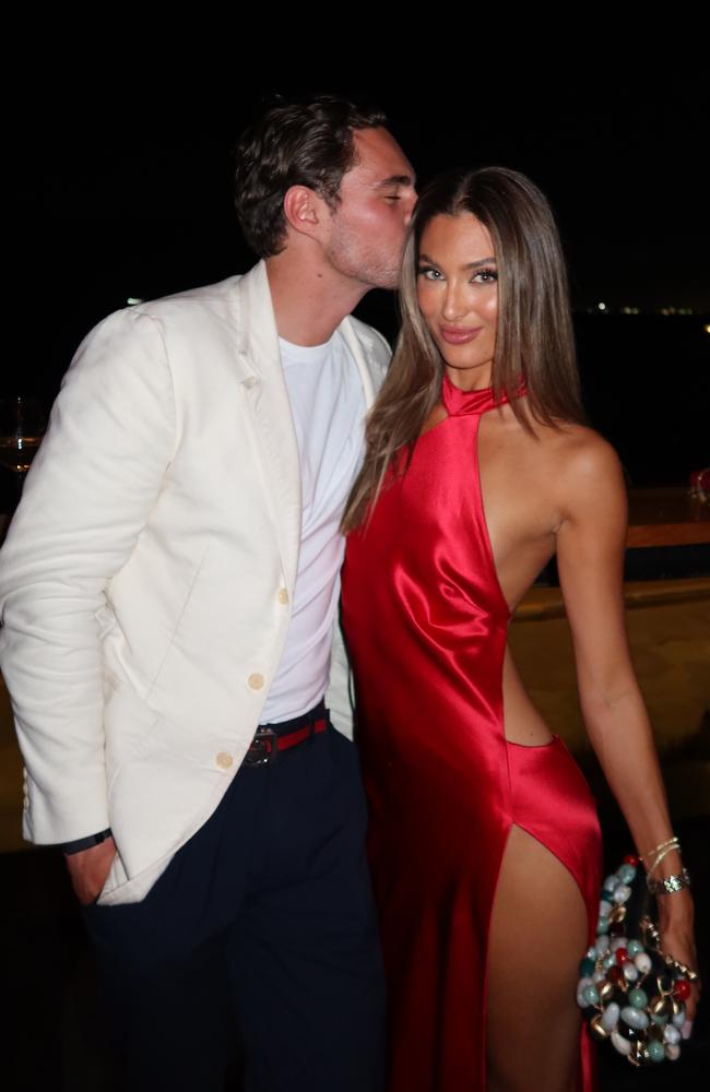 Hannah Dal Sasso with Rupert McLean at the Polo Red event at Stokehouse