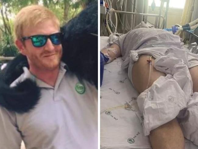 Australian FIFO worker in fight for life in Thailand hospital. Picture: GoFundMe.