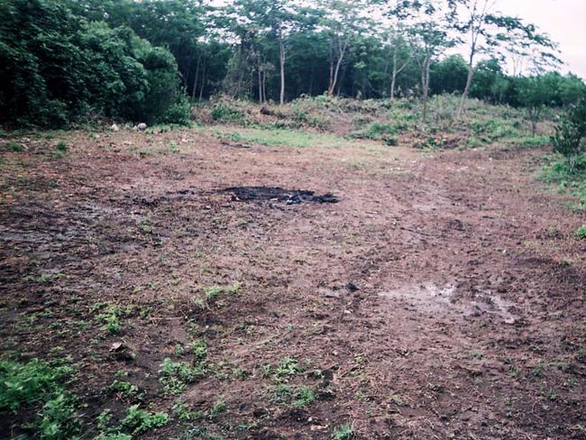 A lonely field ... The location where Bali bombers Mukhlas, Amrozi and Imam Samudra were executed in 2008 at Nirbaya, Nusa Kambangan Island, off the coast of Central Java. Picture: News Corp