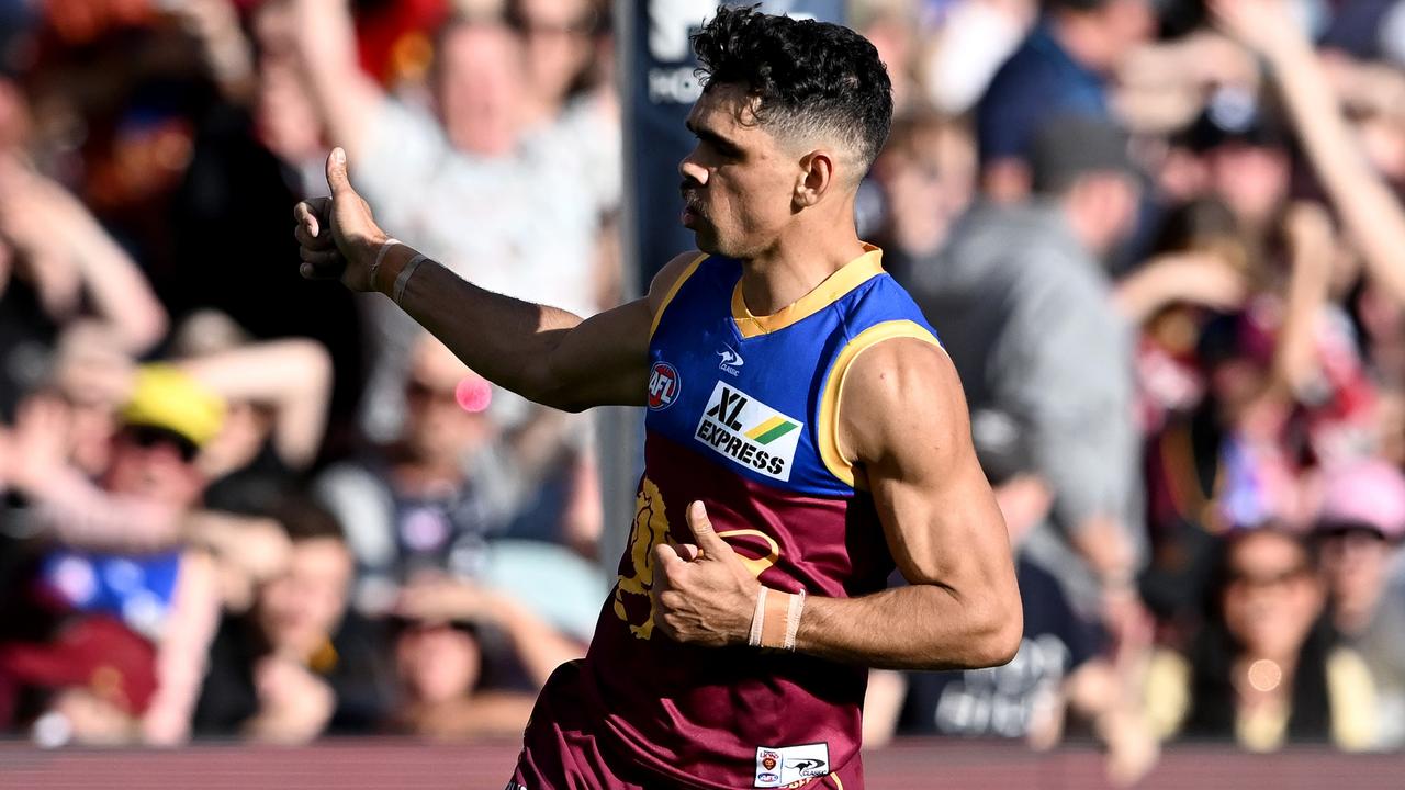 Brisbane has a damaging and versatile forward line, which includes Charlie Cameron. Picture: Getty Images