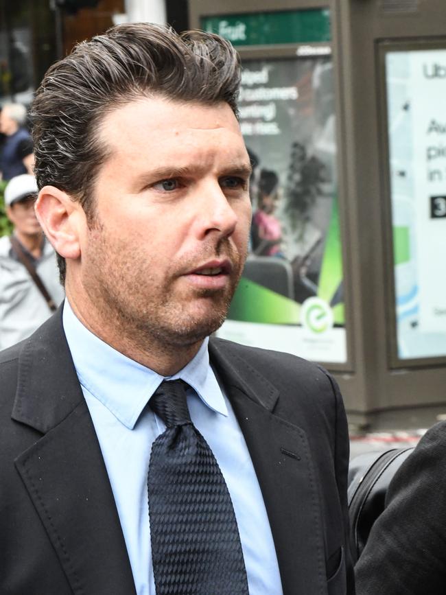 Phillip De Angelis pleaded guilty to abusing his former partner Nellie Tilley. Picture: Peter Rae