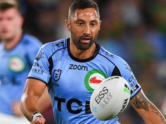 NRL 2021 Round 7 Gold Coast Titans v South Sydney Rabbitohs, Cbus Super Stadium  - Benji Marshall Picture Jason O'Brien NRL Photos