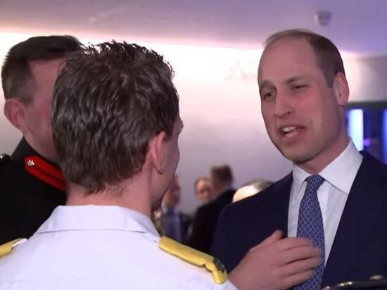 Prince William joked that he and Kate are “spreading the coronavirus”. Picture: YouTube