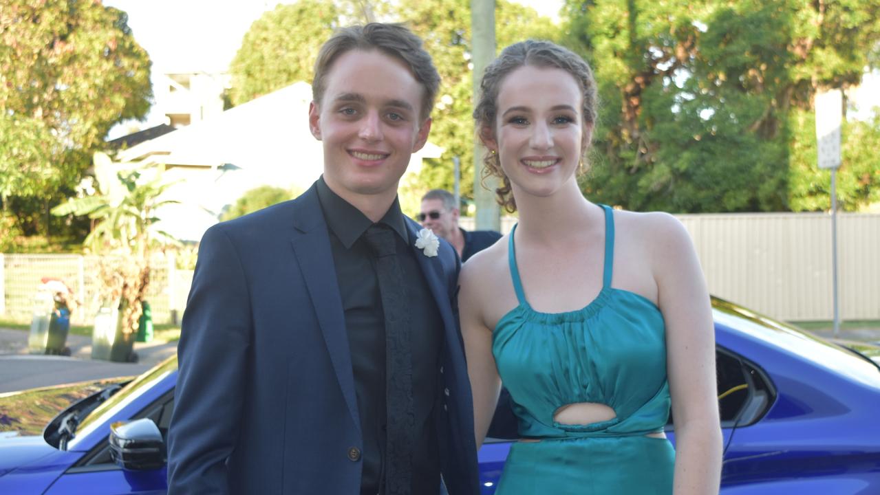 Jay Paige-Owen and Jen Morrison at the Sunshine Coast Grammar School formal on November 17. Picture: Sam Turner