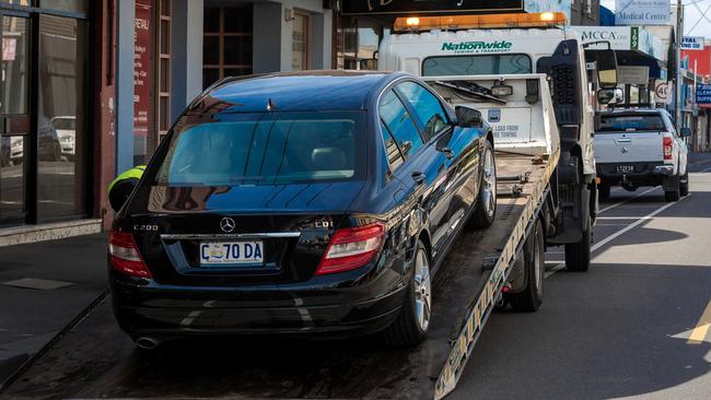 1349 cars were ­removed from Sydney Rd’s peak-hour clearway zones. Picture: Mark Dadswell