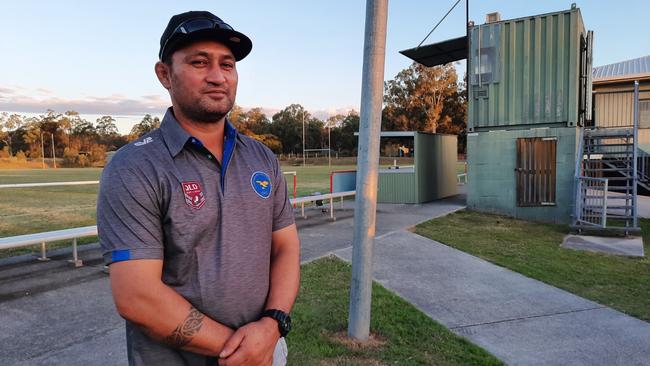 Goodna A-Grade coach Justin Swney. Picture: David Lems