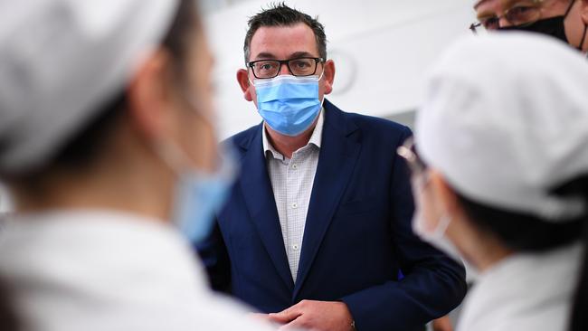 Victorian Premier Daniel Andrews can’t expect his vote in next year’s election to remain high if draconian measures are reinstated. Picture: AAP