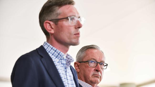 Both NSW Health Minister Brad Hazzard and NSW Premier Dominic Perrottet said ‘government can’t do everything’. Picture: NCA NewsWire/Flavio Brancaleone