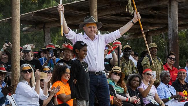 Prime Minister Anthony Albanese is attending the Garma festival. Photo: Tamati Smith/Getty Images.