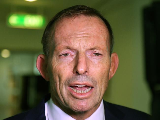 Former Prime Minister Tony Abbott. Alan Jones is a strident supporter. Picture: Mick Tsikas