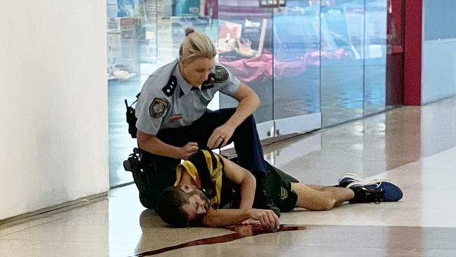 The female police officer fired a single bullet and killed the man who terrified Bondi Junction. Picture: Matrix Pictures