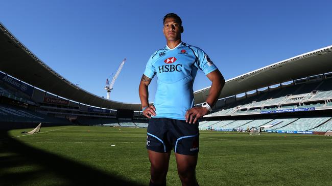 Israel Folau was a key signing for the Waratahs at the end of 2012.
