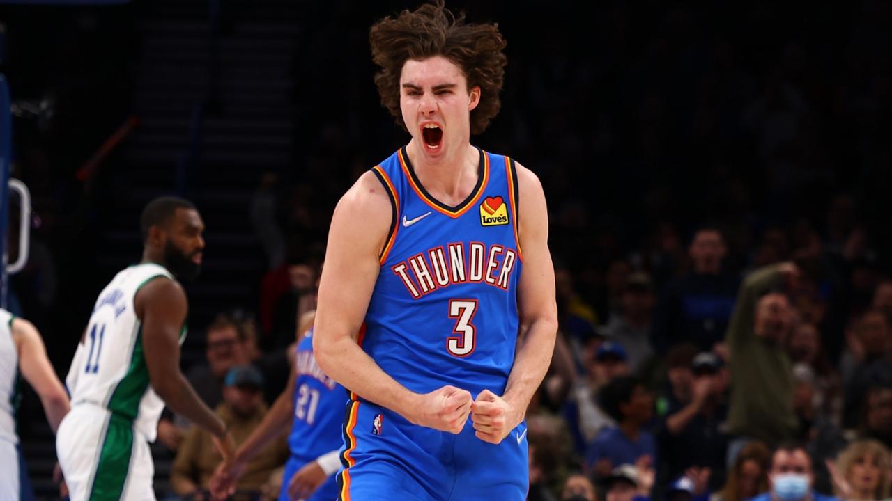 Josh Giddey just can’t stop earning the accolades. (Photo by Zach Beeker/NBAE via Getty Images)