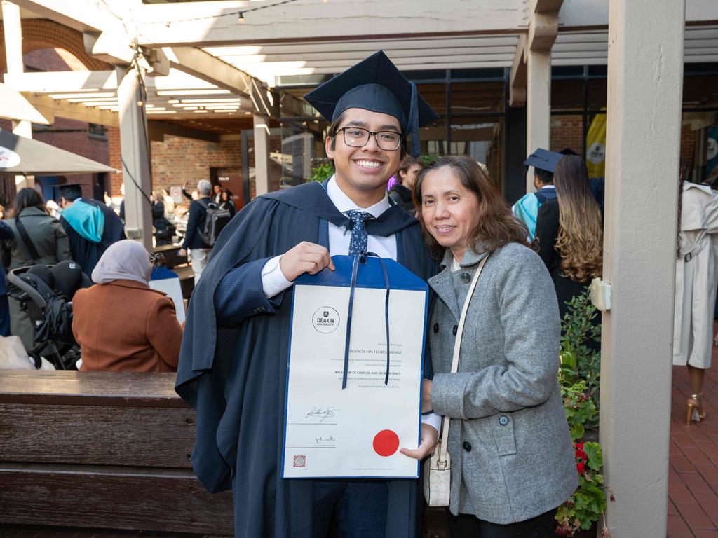 Francis Ian Arnaiz and Ana May Arnaiz. Picture: Brad Fleet